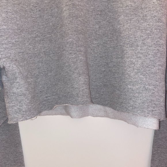 [2-Piece] Cropped Sweater + BABE Sweater || Grey - Picture 7 of 14